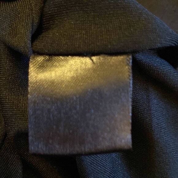 🕷️GIANNI BINI “ROXY” stretchy BLACK LACE-UP MINI DRESS SZ SMALL fits like M-L - Picture 7 of 10